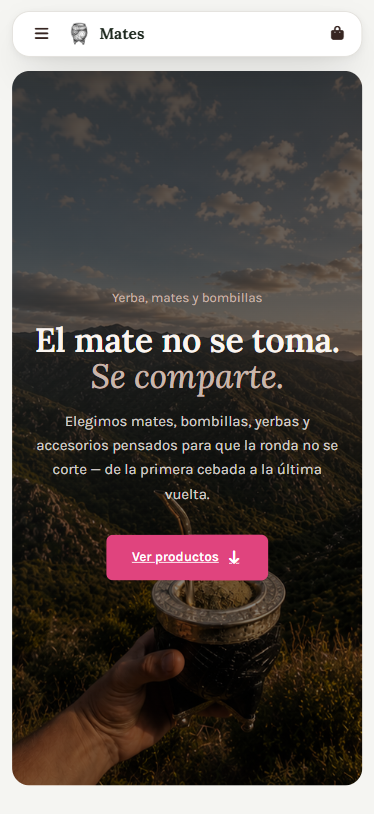 Mates E-commerce (mobile)